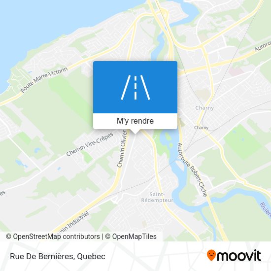 Rue De Bernières plan