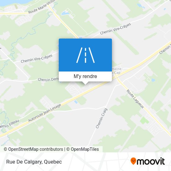 Rue De Calgary plan