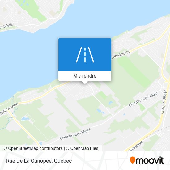 Rue De La Canopée plan