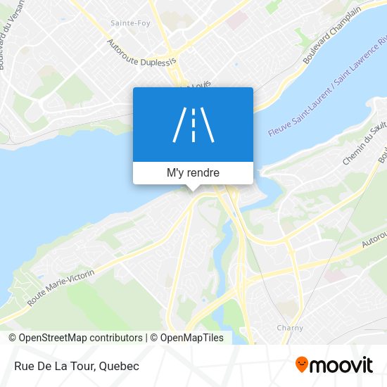 Rue De La Tour plan