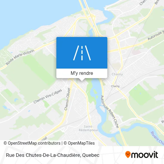 Rue Des Chutes-De-La-Chaudière plan