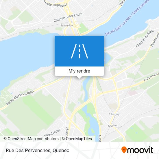 Rue Des Pervenches plan