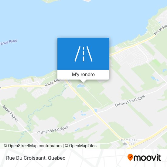 Rue Du Croissant plan