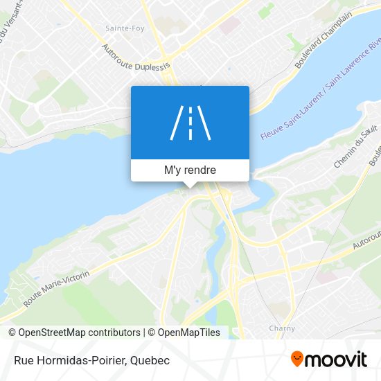 Rue Hormidas-Poirier plan