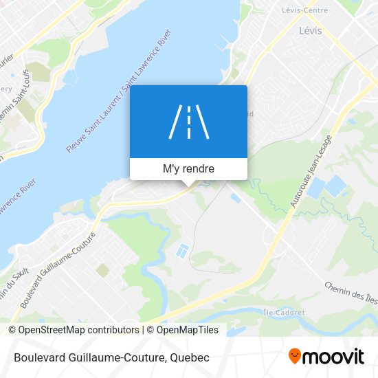 Boulevard Guillaume-Couture plan
