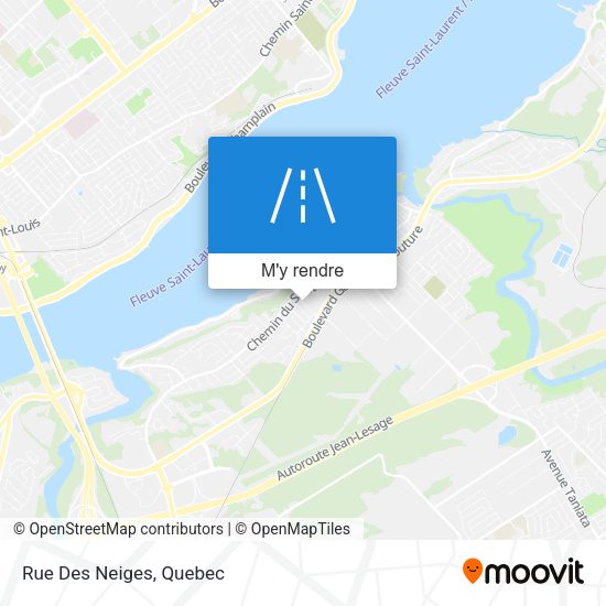 Rue Des Neiges plan