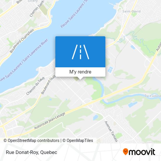 Rue Donat-Roy plan