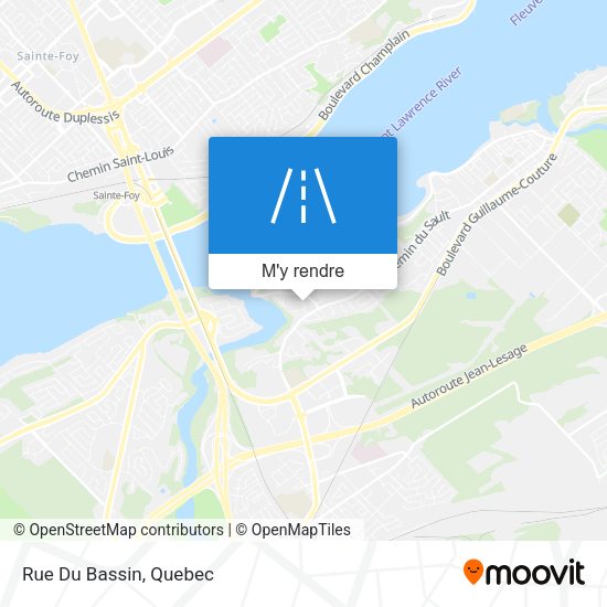 Rue Du Bassin plan