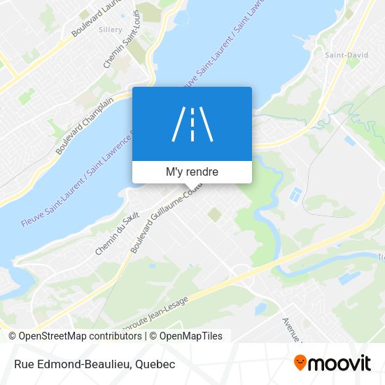 Rue Edmond-Beaulieu plan
