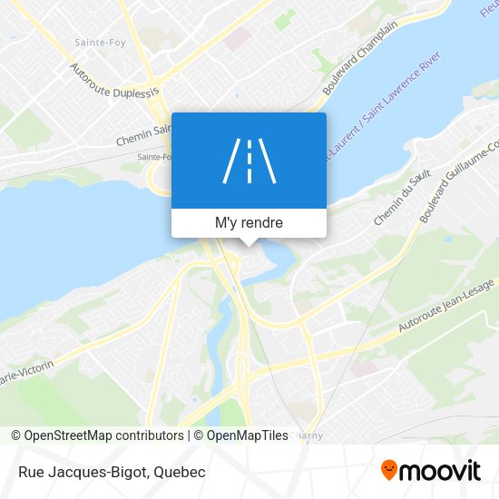Rue Jacques-Bigot plan