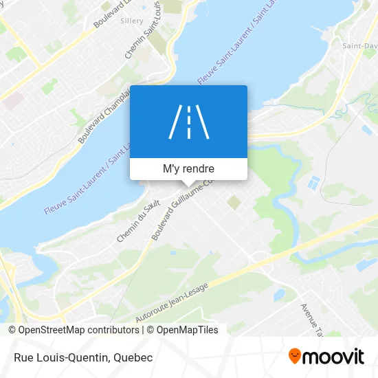 Rue Louis-Quentin plan