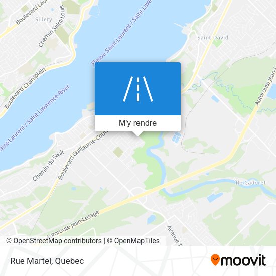 Rue Martel plan