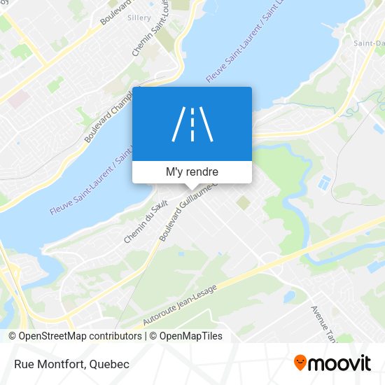 Rue Montfort plan