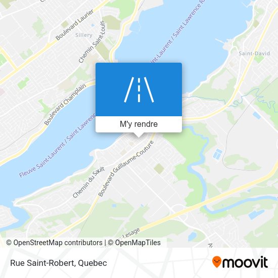 Rue Saint-Robert plan