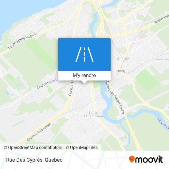 Rue Des Cyprès plan