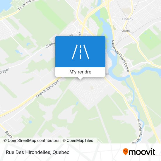 Rue Des Hirondelles plan