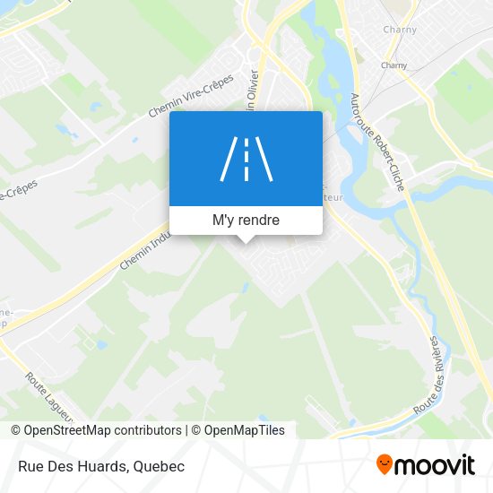 Rue Des Huards plan