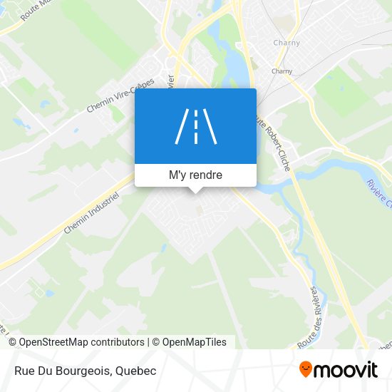 Rue Du Bourgeois plan