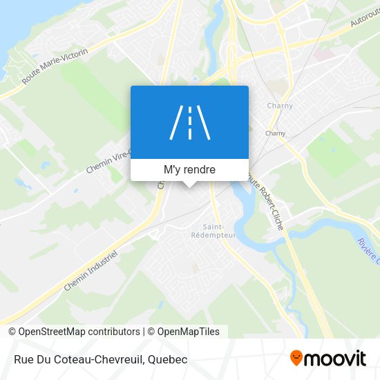 Rue Du Coteau-Chevreuil plan