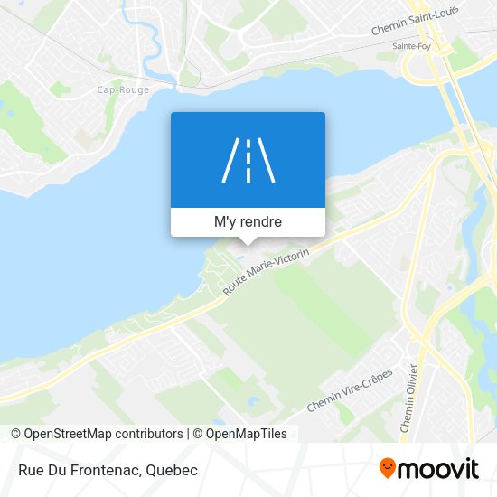 Rue Du Frontenac plan
