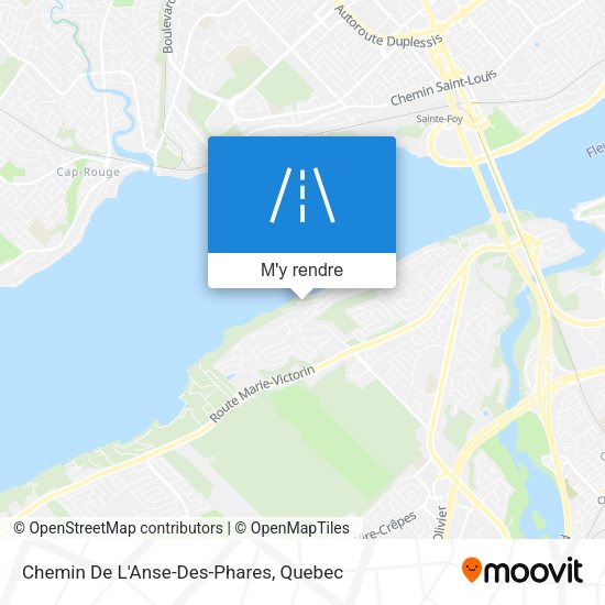 Chemin De L'Anse-Des-Phares plan