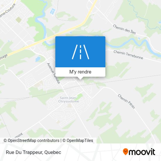 Rue Du Trappeur plan