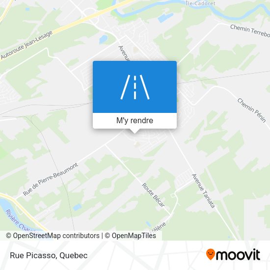 Rue Picasso plan