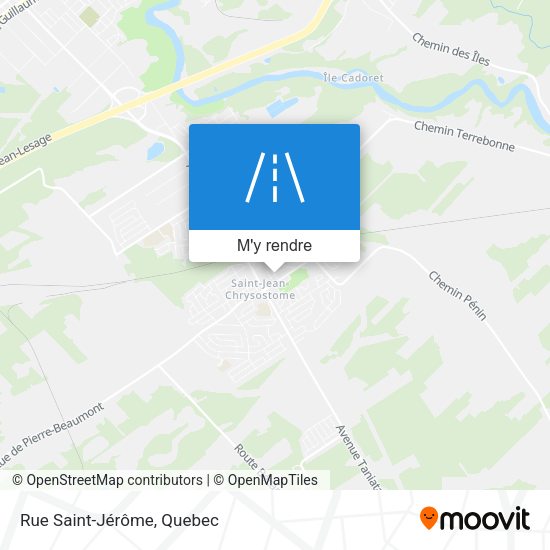Rue Saint-Jérôme plan