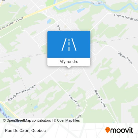 Rue De Capri plan