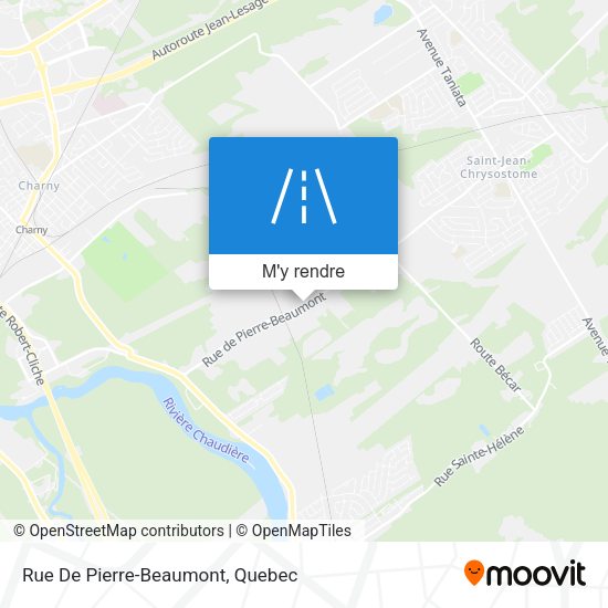 Rue De Pierre-Beaumont plan