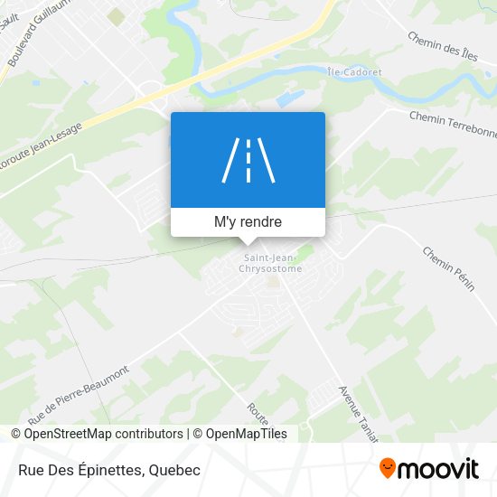 Rue Des Épinettes plan