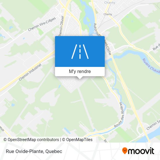 Rue Ovide-Plante plan