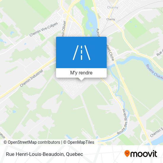 Rue Henri-Louis-Beaudoin plan
