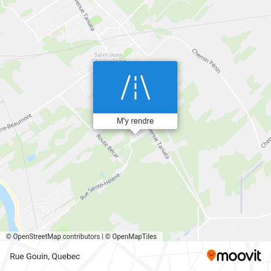 Rue Gouin plan