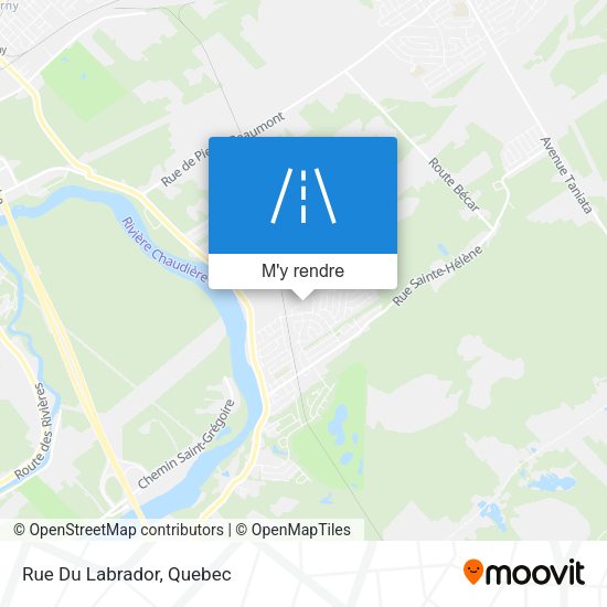 Rue Du Labrador plan