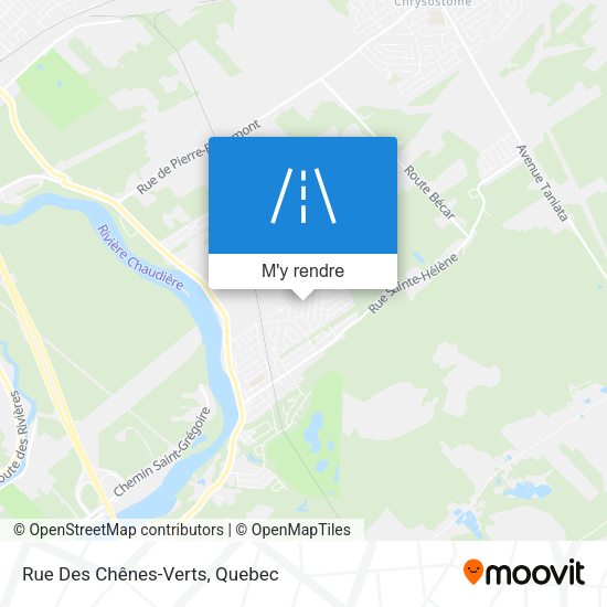Rue Des Chênes-Verts plan