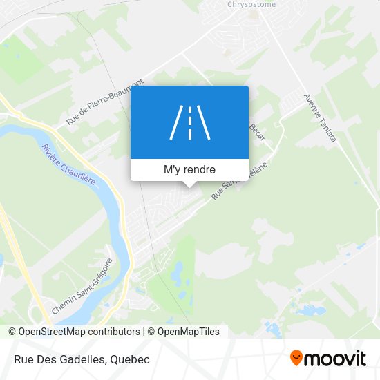 Rue Des Gadelles plan