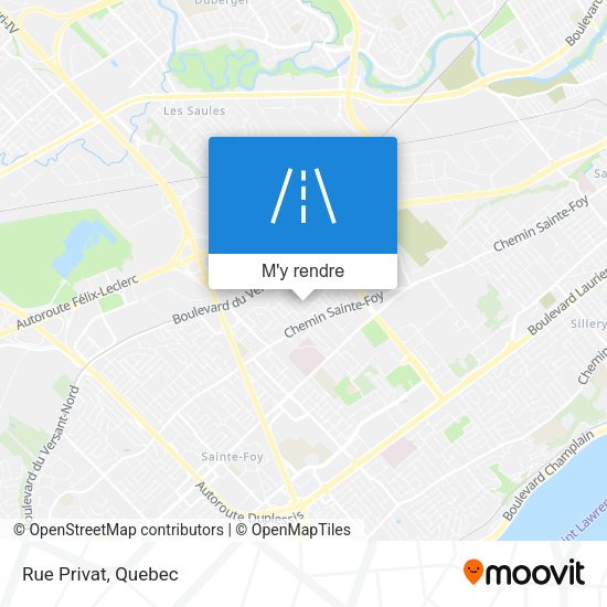 Rue Privat plan