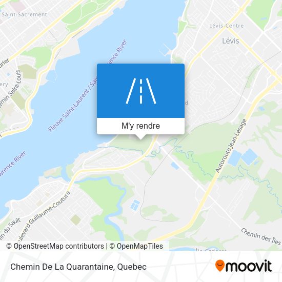 Chemin De La Quarantaine plan