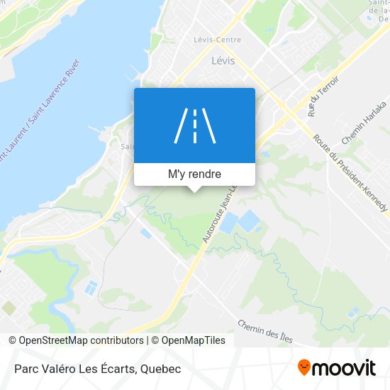 Parc Valéro Les Écarts plan