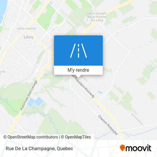 Rue De La Champagne plan