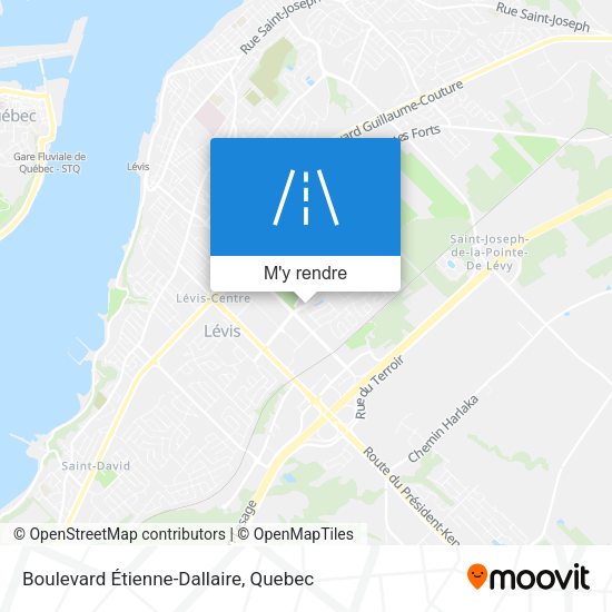 Boulevard Étienne-Dallaire plan