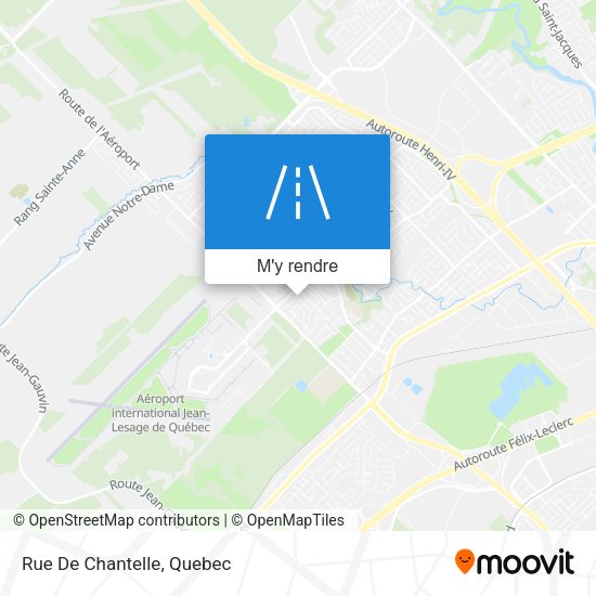 Rue De Chantelle plan