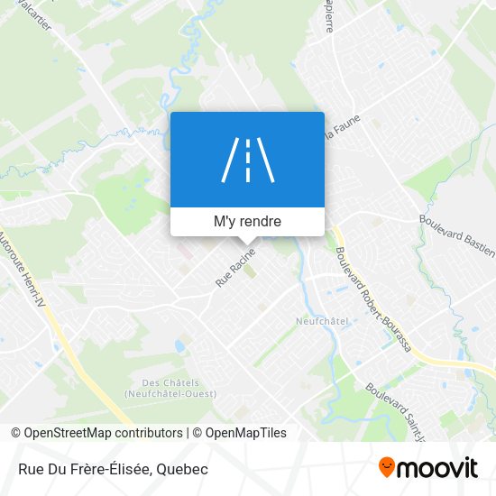 Rue Du Frère-Élisée plan