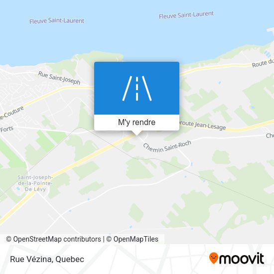 Rue Vézina plan