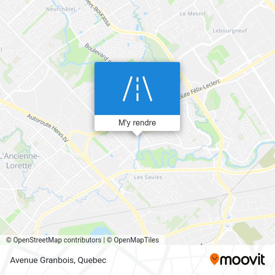 Avenue Granbois plan