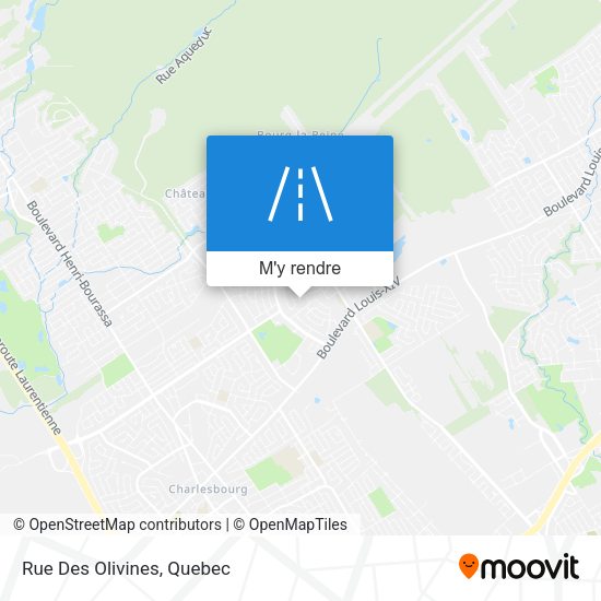 Rue Des Olivines plan