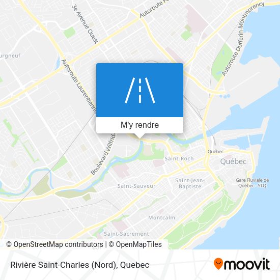 Rivière Saint-Charles (Nord) plan