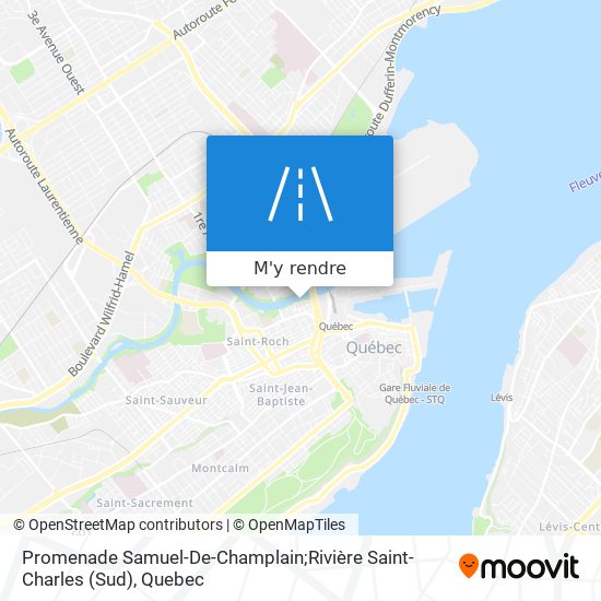 Promenade Samuel-De-Champlain;Rivière Saint-Charles (Sud) plan