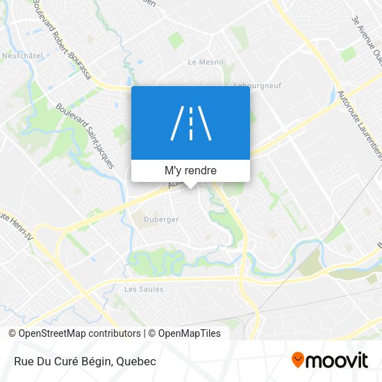 Rue Du Curé Bégin plan